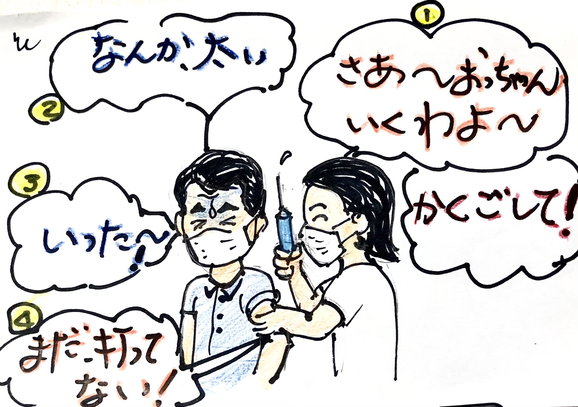 くれい先生のつぶやき　～コロナワクチンの２回目接種体験記～その他